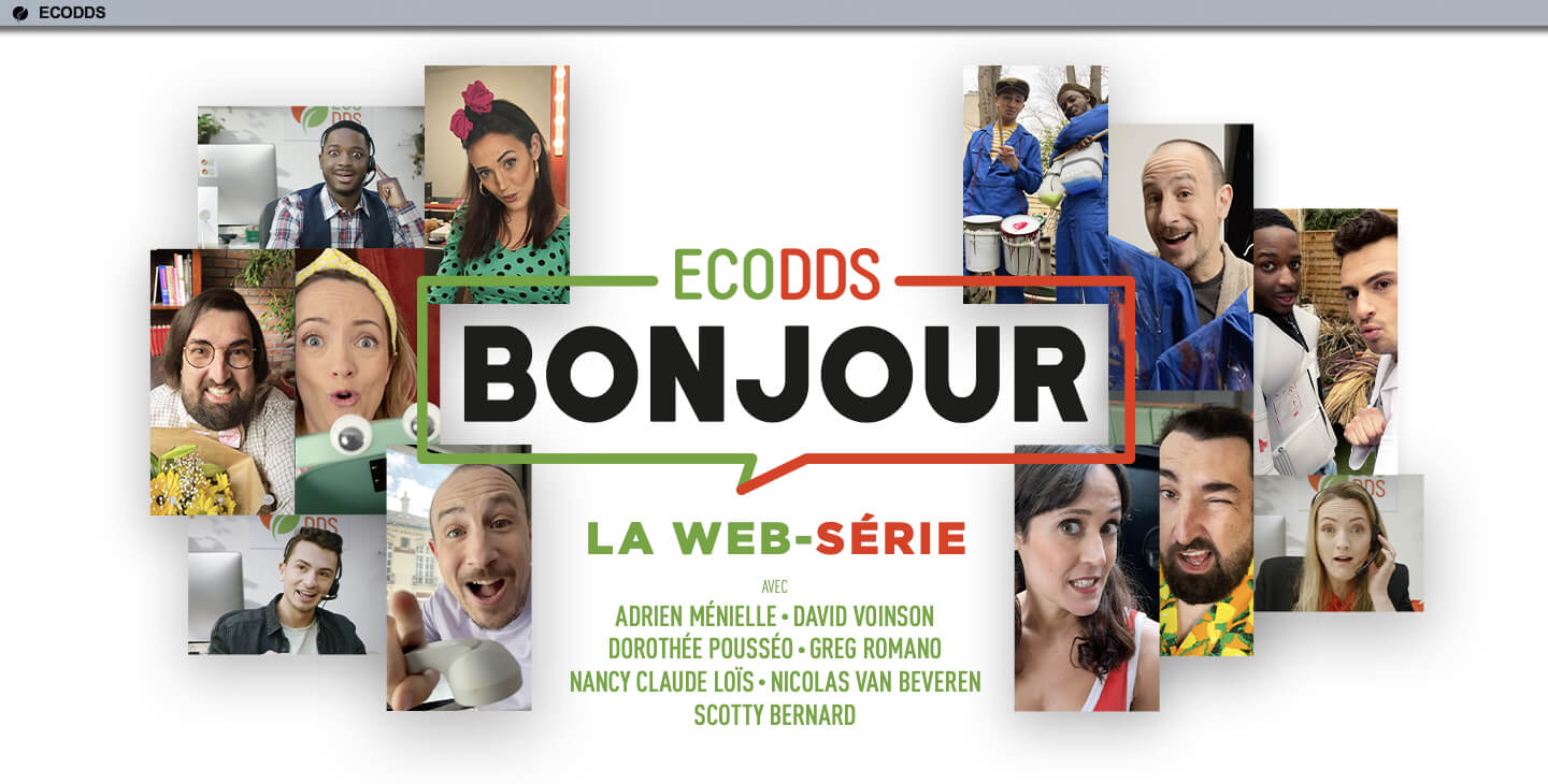 ECODDS BONJOUR : LA WEB-SÉRIE EST DE RETOUR ! RETROUVEZ LES AVENTURES (OU MÉSAVENTURES) DE VOS PERSONNAGES PRÉFÉRÉS SUR YOUTUBE !